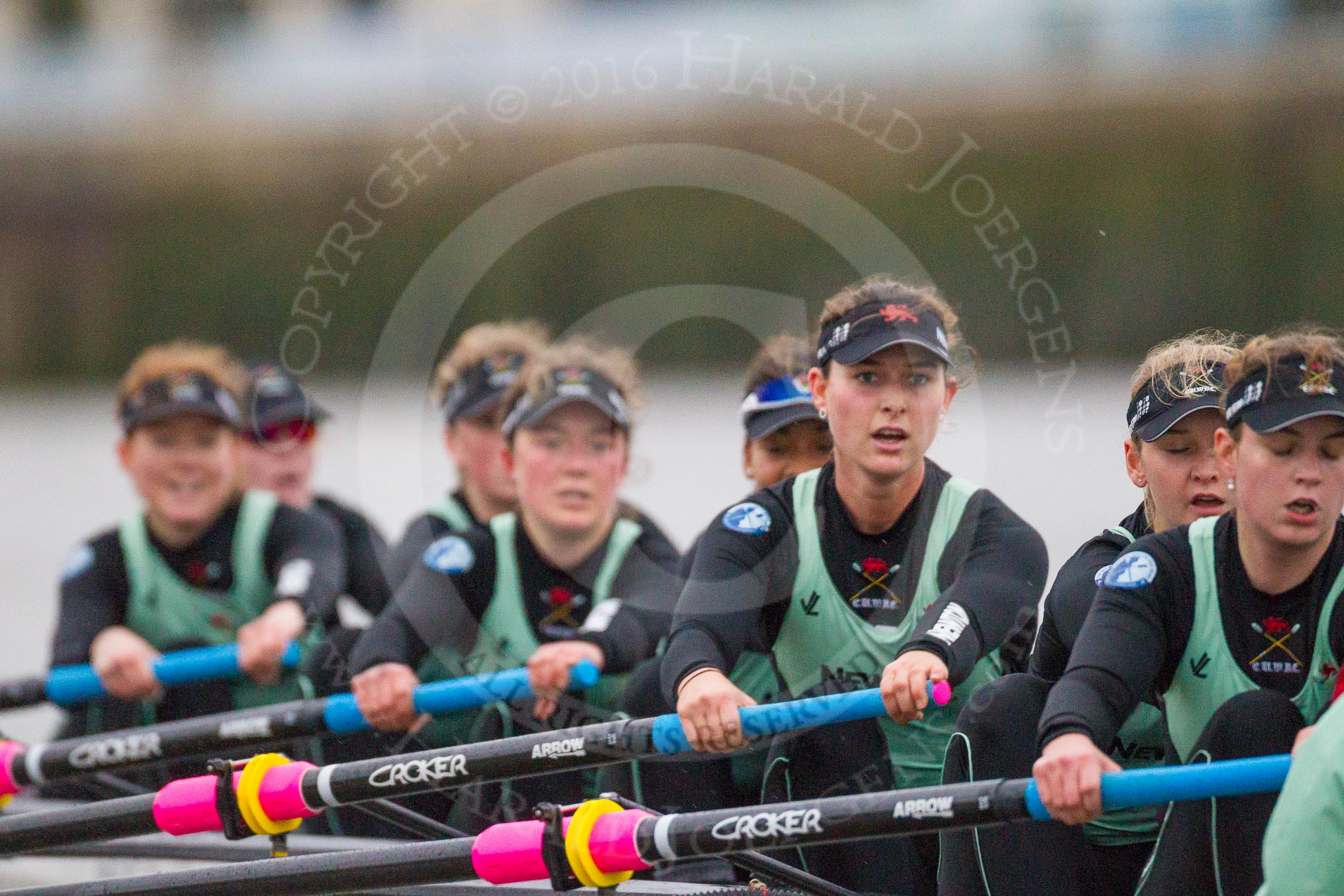 The Boat Race season 2016 - Women's Boat Race Fixture CUWBC vs OBUBC.
River Thames between Putney Bridge and Mortlake,
London SW15,

United Kingdom,
on 31 January 2016 at 16:05, image #95