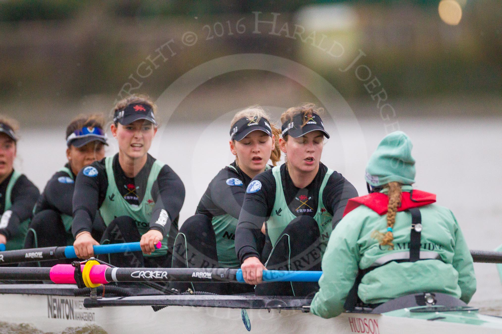 The Boat Race season 2016 - Women's Boat Race Fixture CUWBC vs OBUBC.
River Thames between Putney Bridge and Mortlake,
London SW15,

United Kingdom,
on 31 January 2016 at 16:06, image #99