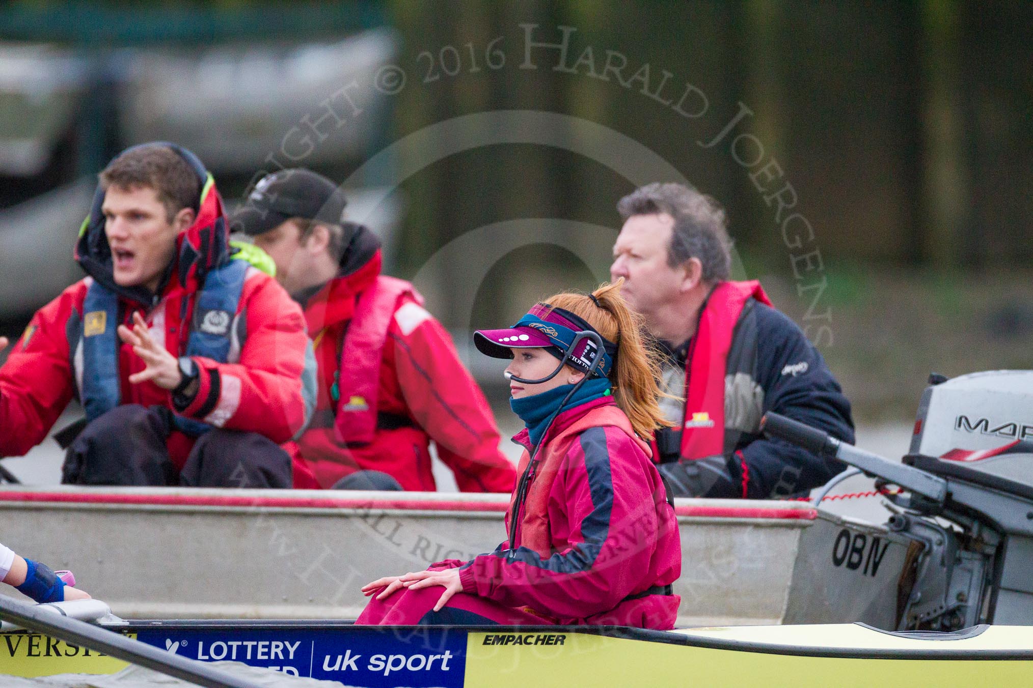 The Boat Race season 2016 - Women's Boat Race Fixture CUWBC vs OBUBC.
River Thames between Putney Bridge and Mortlake,
London SW15,

United Kingdom,
on 31 January 2016 at 16:11, image #106