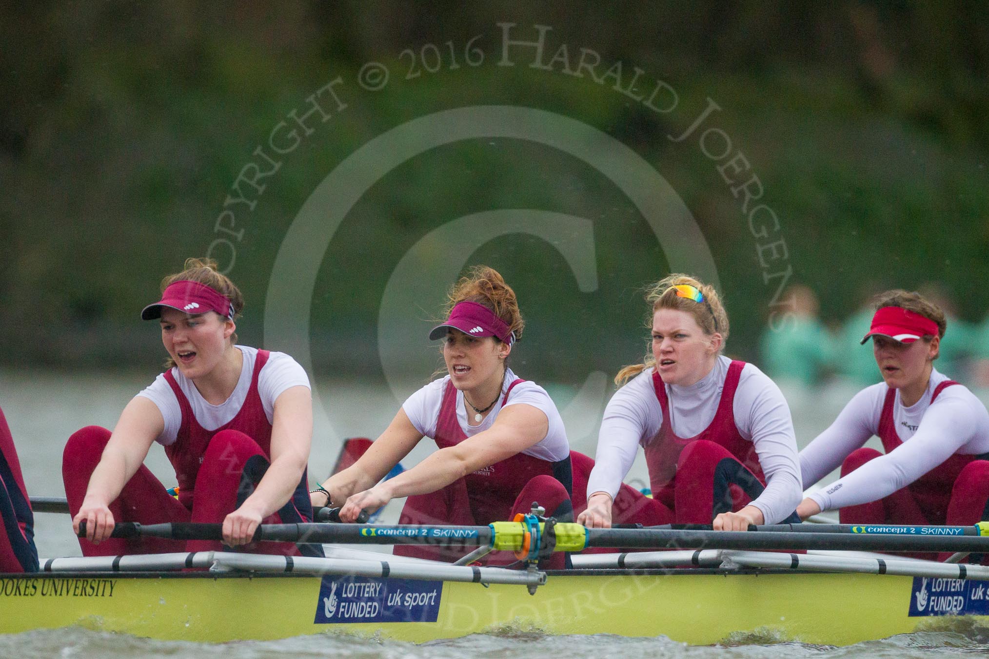 The Boat Race season 2016 - Women's Boat Race Fixture CUWBC vs OBUBC.
River Thames between Putney Bridge and Mortlake,
London SW15,

United Kingdom,
on 31 January 2016 at 16:19, image #116