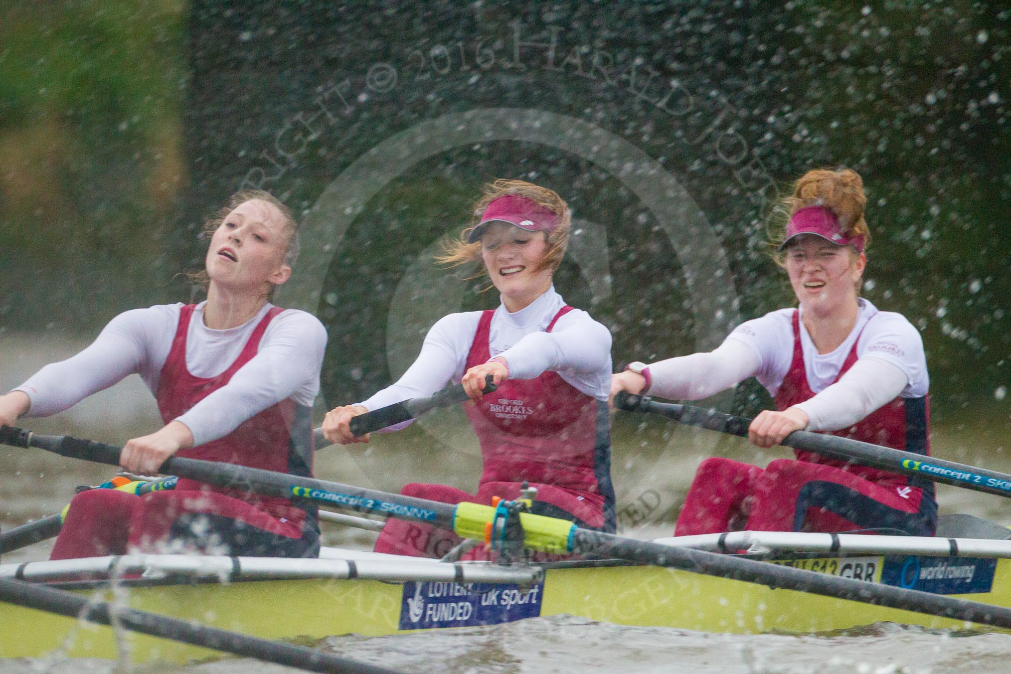 The Boat Race season 2016 - Women's Boat Race Fixture CUWBC vs OBUBC.
River Thames between Putney Bridge and Mortlake,
London SW15,

United Kingdom,
on 31 January 2016 at 16:24, image #138