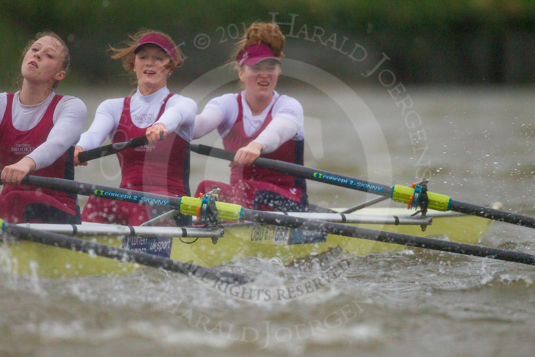 The Boat Race season 2016 - Women's Boat Race Fixture CUWBC vs OBUBC.
River Thames between Putney Bridge and Mortlake,
London SW15,

United Kingdom,
on 31 January 2016 at 16:26, image #144