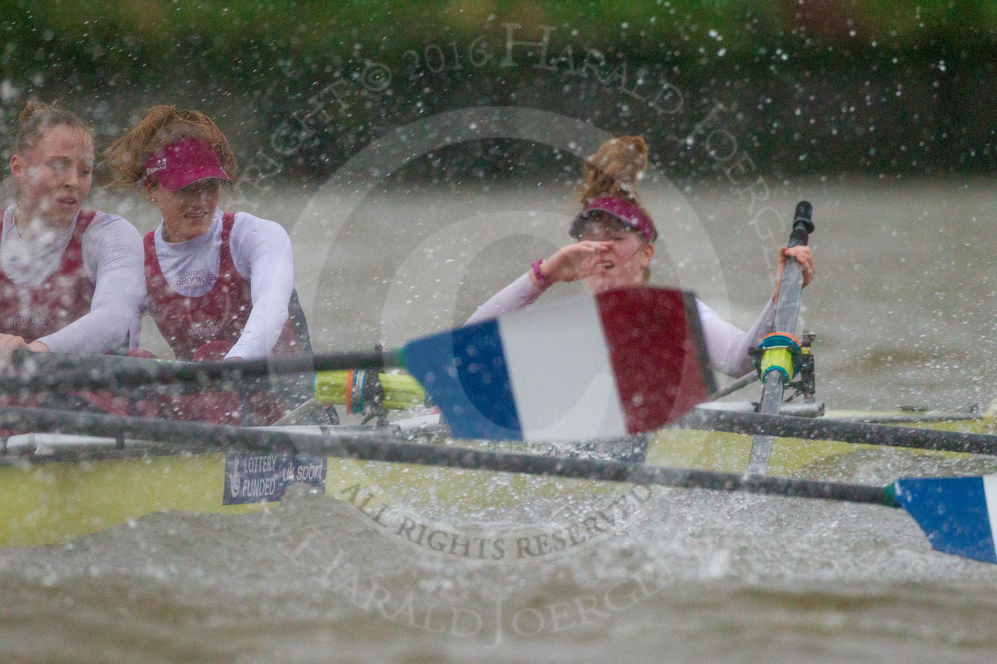 The Boat Race season 2016 - Women's Boat Race Fixture CUWBC vs OBUBC.
River Thames between Putney Bridge and Mortlake,
London SW15,

United Kingdom,
on 31 January 2016 at 16:26, image #146