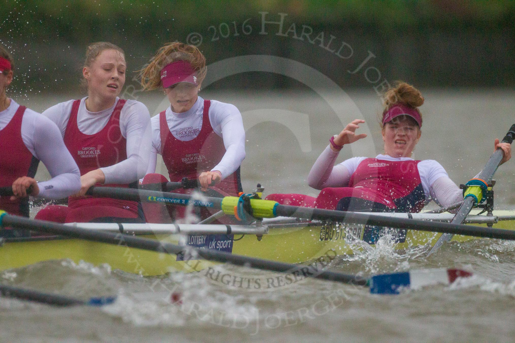 The Boat Race season 2016 - Women's Boat Race Fixture CUWBC vs OBUBC.
River Thames between Putney Bridge and Mortlake,
London SW15,

United Kingdom,
on 31 January 2016 at 16:26, image #147