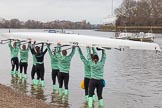 The Boat Race season 2016 - Women's Boat Race Fixture CUWBC vs OBUBC.
River Thames between Putney Bridge and Mortlake,
London SW15,

United Kingdom,
on 31 January 2016 at 15:13, image #7