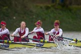 The Boat Race season 2016 - Women's Boat Race Fixture CUWBC vs OBUBC.
River Thames between Putney Bridge and Mortlake,
London SW15,

United Kingdom,
on 31 January 2016 at 16:19, image #119