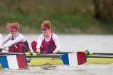 The Boat Race season 2016 - Women's Boat Race Fixture CUWBC vs OBUBC.
River Thames between Putney Bridge and Mortlake,
London SW15,

United Kingdom,
on 31 January 2016 at 16:21, image #125