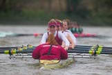 The Boat Race season 2016 - Women's Boat Race Fixture CUWBC vs OBUBC.
River Thames between Putney Bridge and Mortlake,
London SW15,

United Kingdom,
on 31 January 2016 at 16:27, image #156
