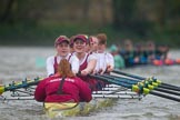 The Boat Race season 2016 - Women's Boat Race Fixture CUWBC vs OBUBC.
River Thames between Putney Bridge and Mortlake,
London SW15,

United Kingdom,
on 31 January 2016 at 16:27, image #157