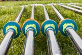 The Boat Race season 2016 - OUWBC training Wallingford: Oars ready for a day's training outside Oxford's Fleming Boat House in Wallingford.
River Thames,
Wallingford,
Oxfordshire,

on 29 February 2016 at 14:39, image #14