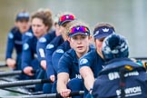 The Boat Race season 2016 - OUWBC training Wallingford: Maddy Badcott, OUWBC president and 7 seat in the Oxford Blue Boat.
River Thames,
Wallingford,
Oxfordshire,

on 29 February 2016 at 16:34, image #146