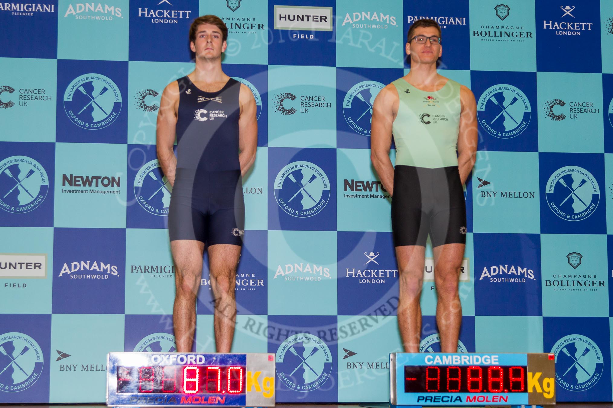 Photo 1603011019261D41082HaraldJoergens The Boat Race season 2016 - Crew Announcement and Weigh-In: The Boat Race, 2 seat: Oxford: James White – 87.0kg, Cambridge: Ali Abbasi – 88.4kg.
Westmister Hall, Westminster,
London SW11,
United Kingdom,
on 01 March 2016 at 10:19, image #55