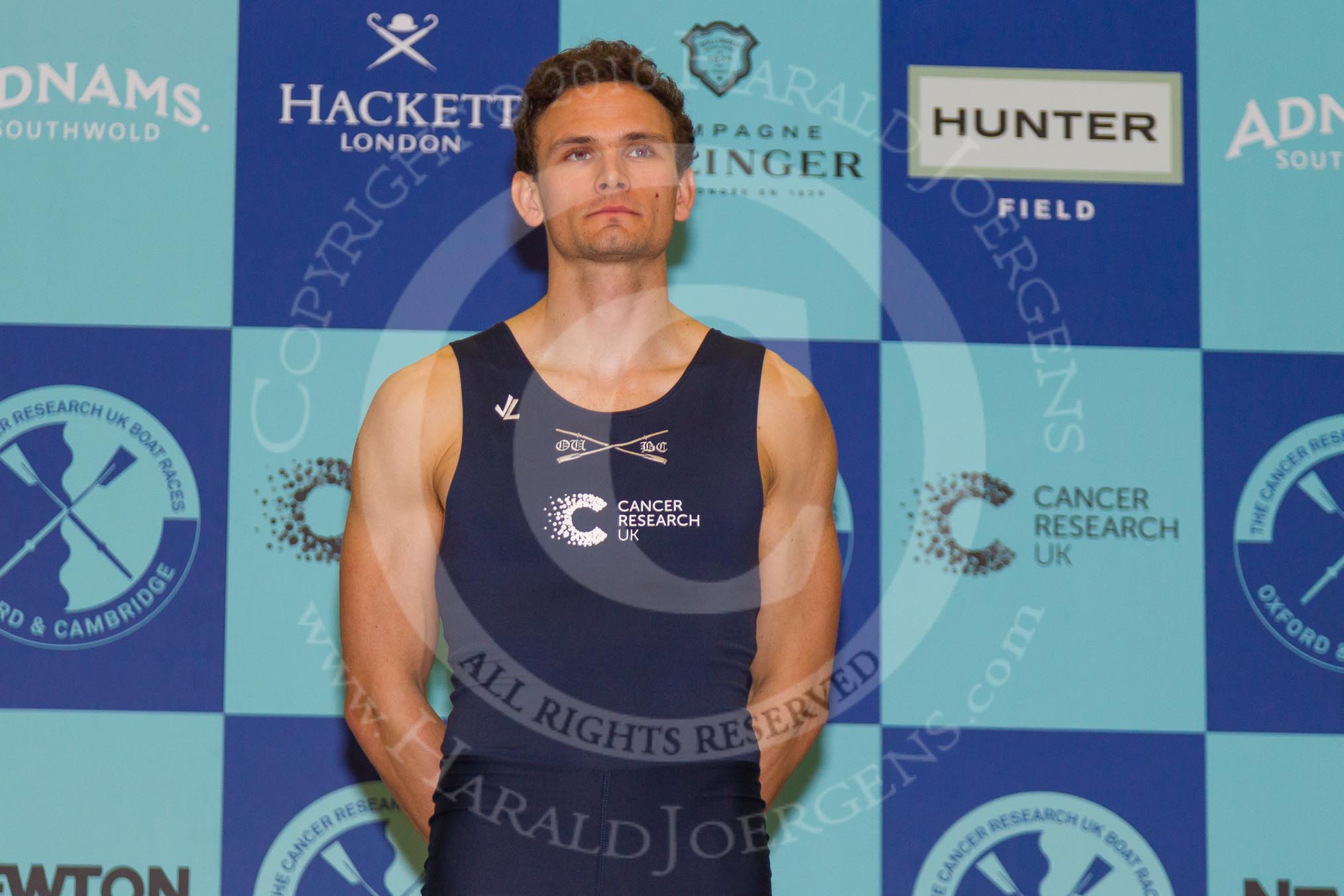 The Boat Race season 2016 - Crew Announcement and Weigh-In: The Boat Race, 4 seat: Oxford: Joshua Bugajski  – 96.4kg.
Westmister Hall, Westminster,
London SW11,

United Kingdom,
on 01 March 2016 at 10:20, image #62