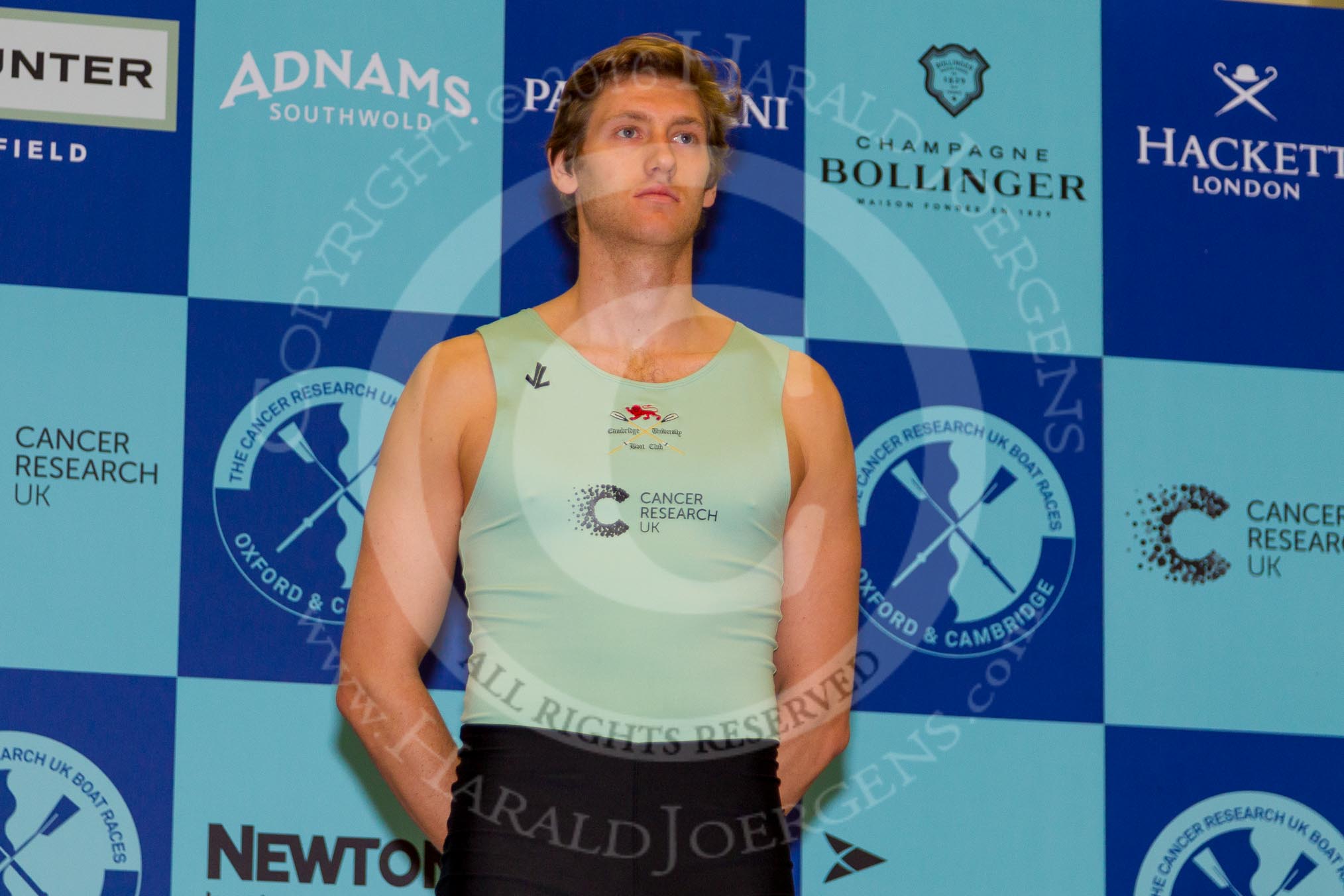 The Boat Race season 2016 - Crew Announcement and Weigh-In: The Boat Race, 6 seat: Cambridge: Henry Hoffstot  – 92.6kg.
Westmister Hall, Westminster,
London SW11,

United Kingdom,
on 01 March 2016 at 10:22, image #69