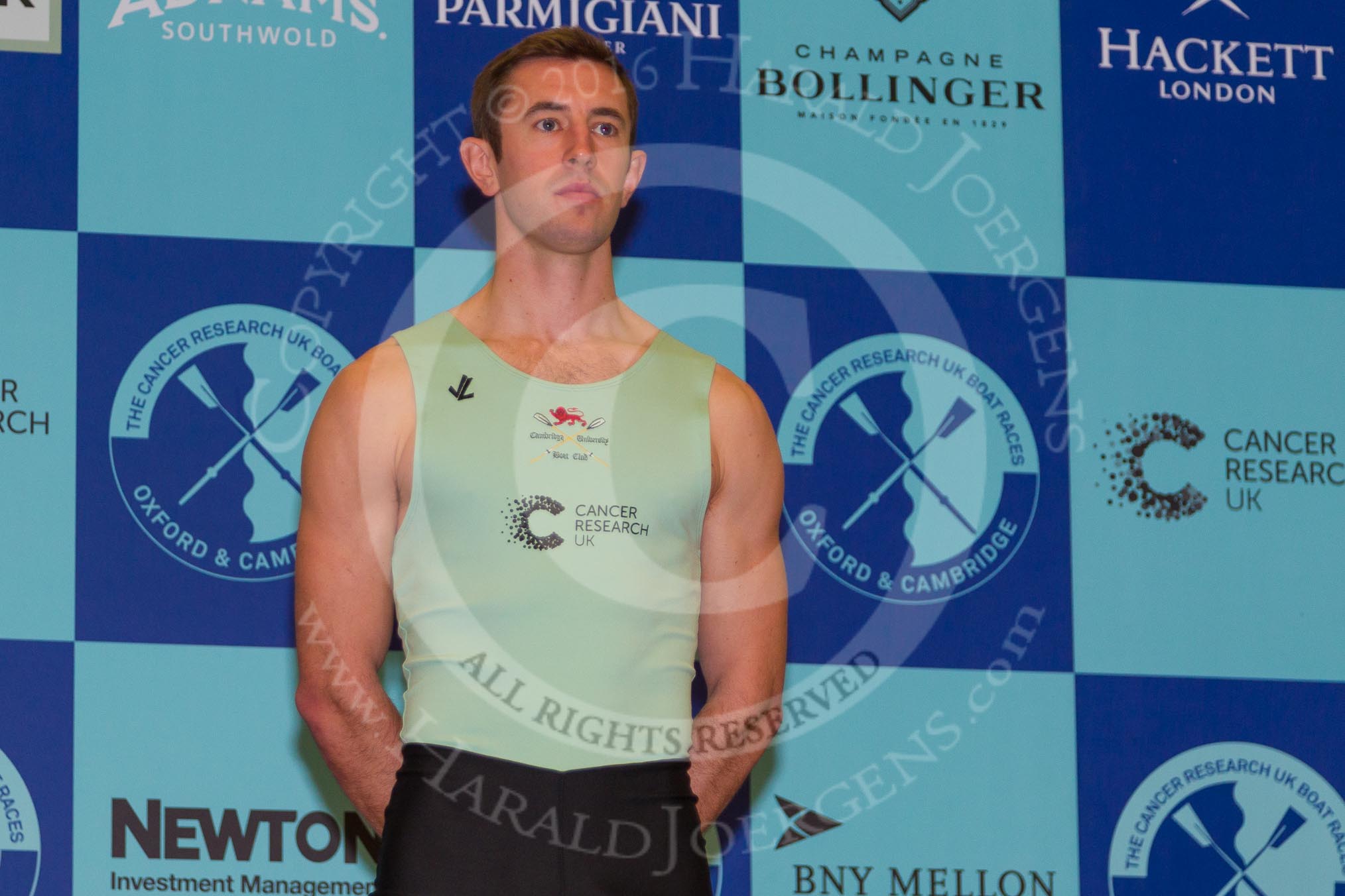 The Boat Race season 2016 - Crew Announcement and Weigh-In: The Boat Race, 7 seat: Cambridge: Ben Ruble  – 83.4kg.
Westmister Hall, Westminster,
London SW11,

United Kingdom,
on 01 March 2016 at 10:23, image #72