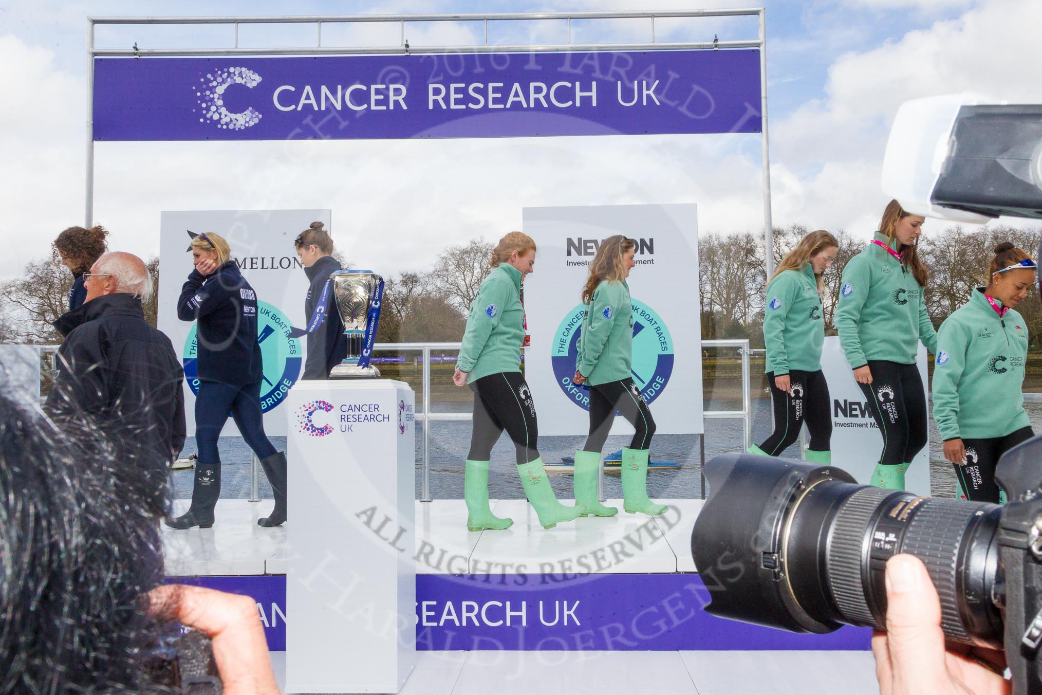 The Boat Race season 2016 -  The Cancer Research Women's Boat Race.
River Thames between Putney Bridge and Mortlake,
London SW15,

United Kingdom,
on 27 March 2016 at 12:22, image #62