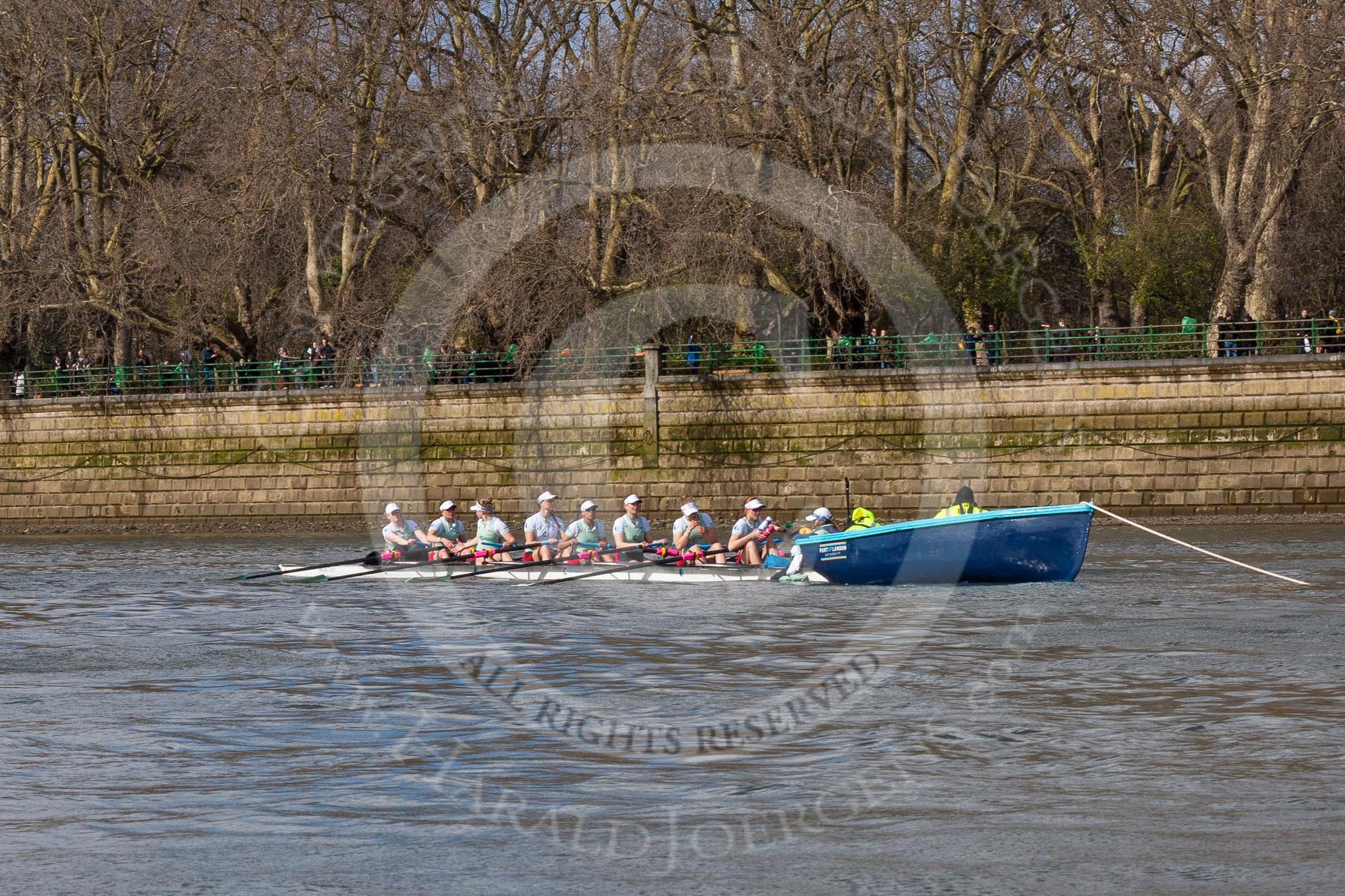 The Boat Race season 2016 -  The Cancer Research Women's Boat Race.
River Thames between Putney Bridge and Mortlake,
London SW15,

United Kingdom,
on 27 March 2016 at 14:05, image #148