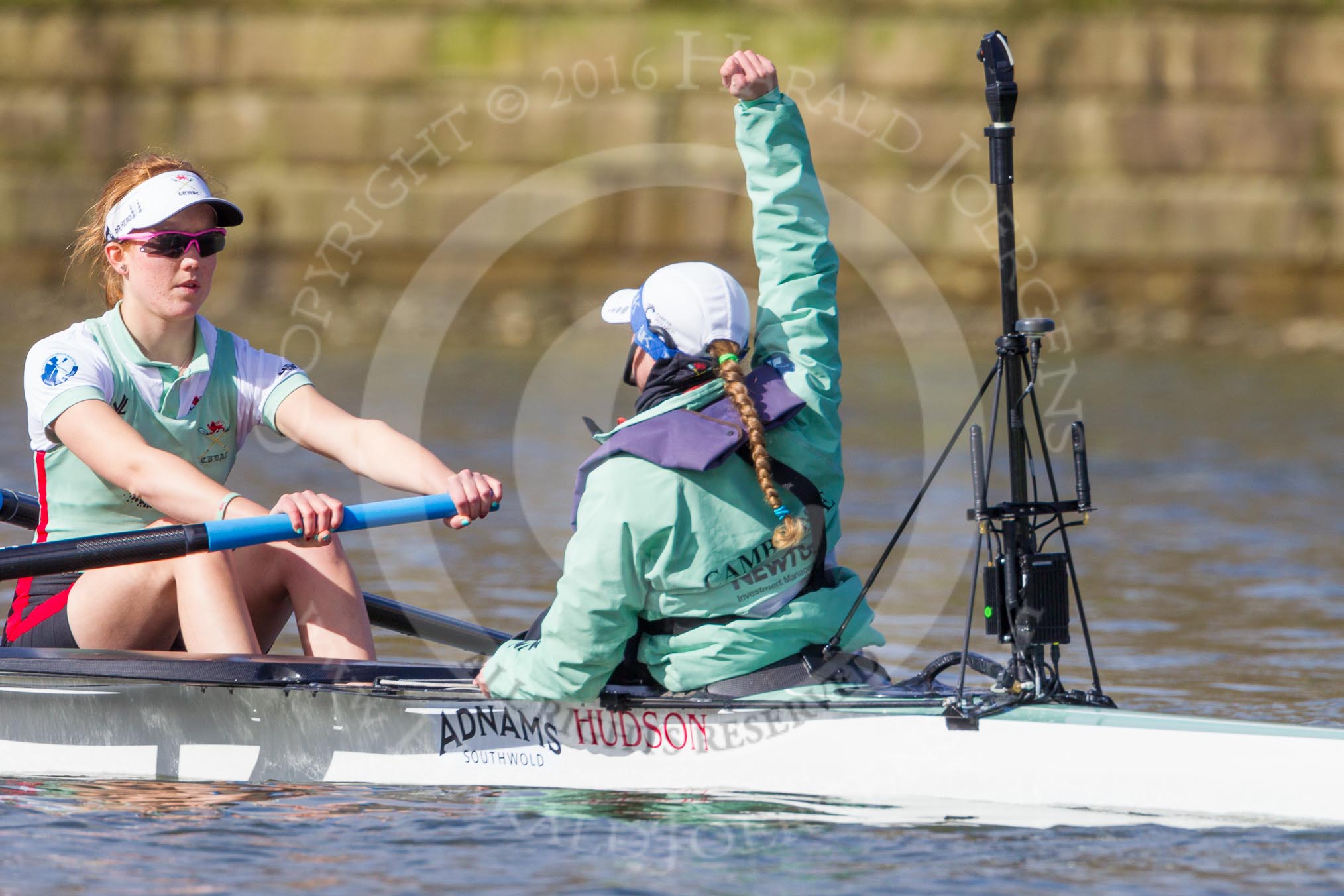 The Boat Race season 2016 -  The Cancer Research Women's Boat Race.
River Thames between Putney Bridge and Mortlake,
London SW15,

United Kingdom,
on 27 March 2016 at 14:10, image #169