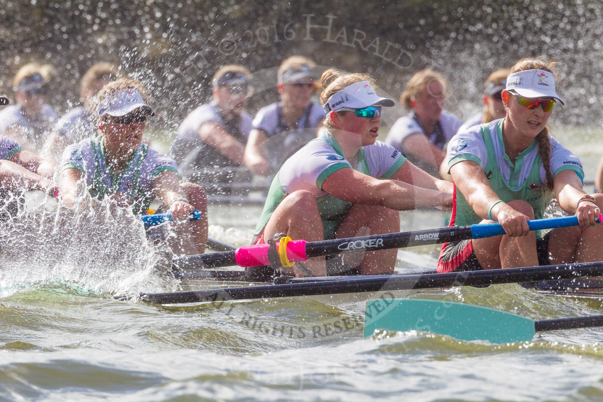 The Boat Race season 2016 -  The Cancer Research Women's Boat Race.
River Thames between Putney Bridge and Mortlake,
London SW15,

United Kingdom,
on 27 March 2016 at 14:21, image #248
