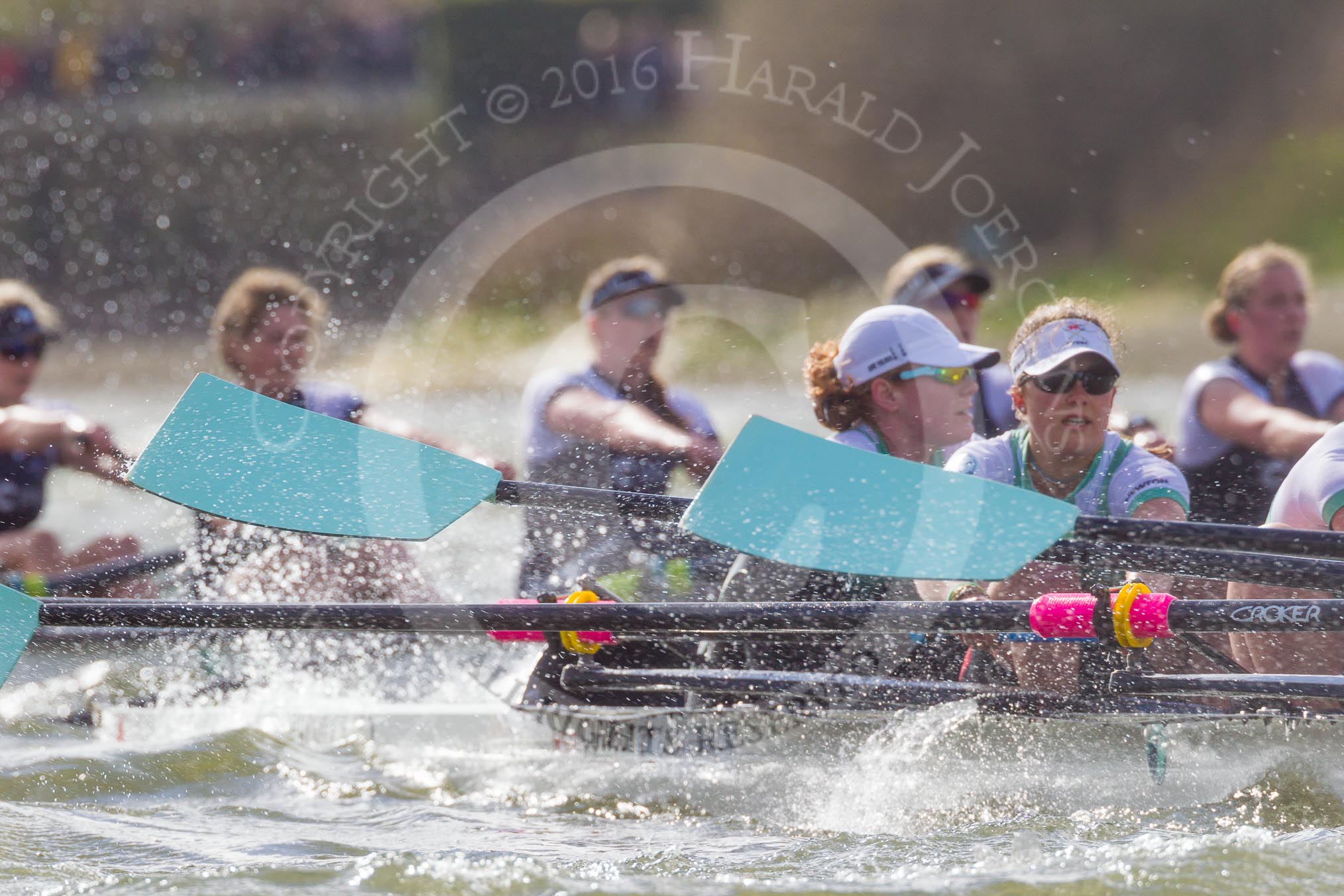 The Boat Race season 2016 -  The Cancer Research Women's Boat Race.
River Thames between Putney Bridge and Mortlake,
London SW15,

United Kingdom,
on 27 March 2016 at 14:21, image #256
