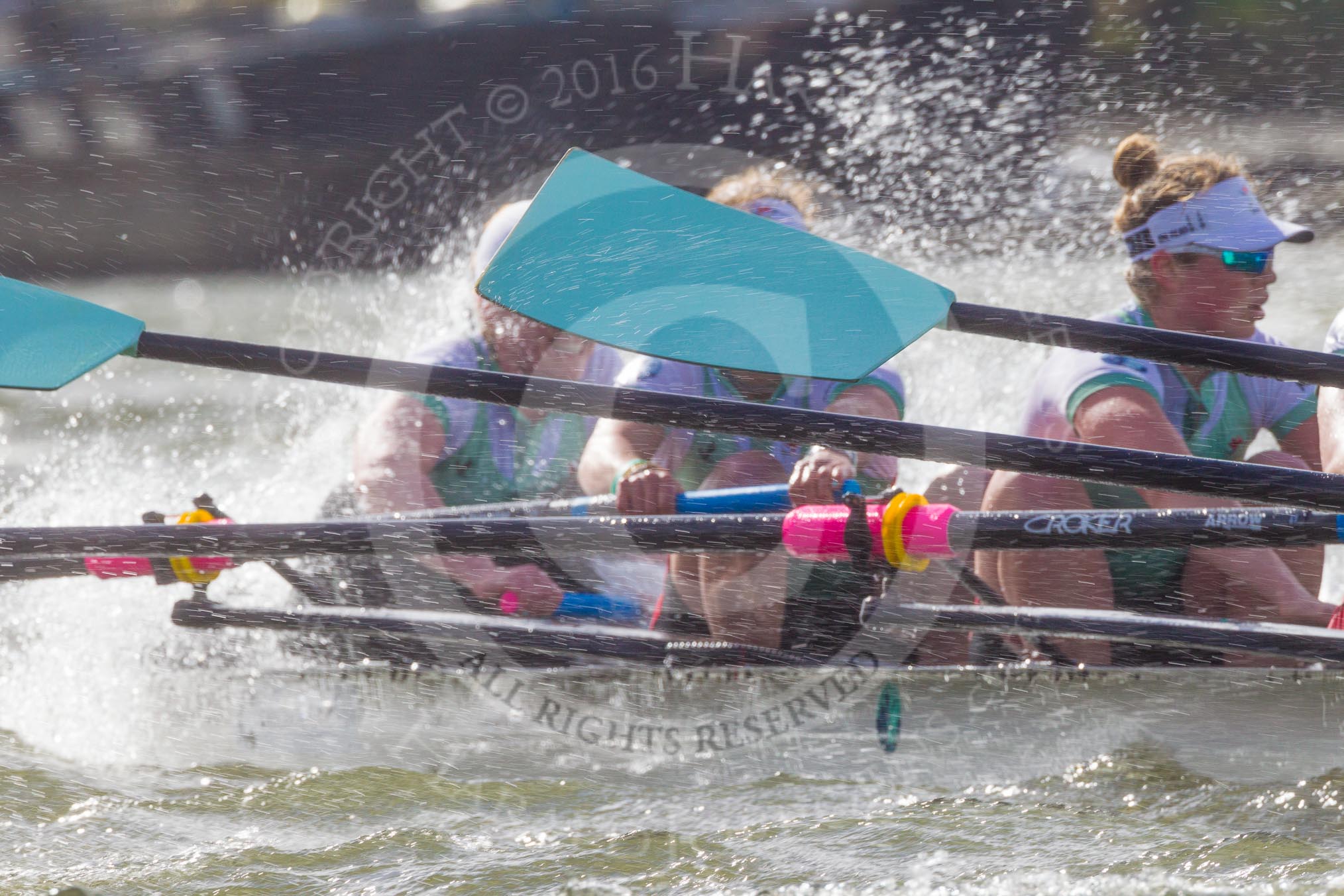 The Boat Race season 2016 -  The Cancer Research Women's Boat Race.
River Thames between Putney Bridge and Mortlake,
London SW15,

United Kingdom,
on 27 March 2016 at 14:22, image #265