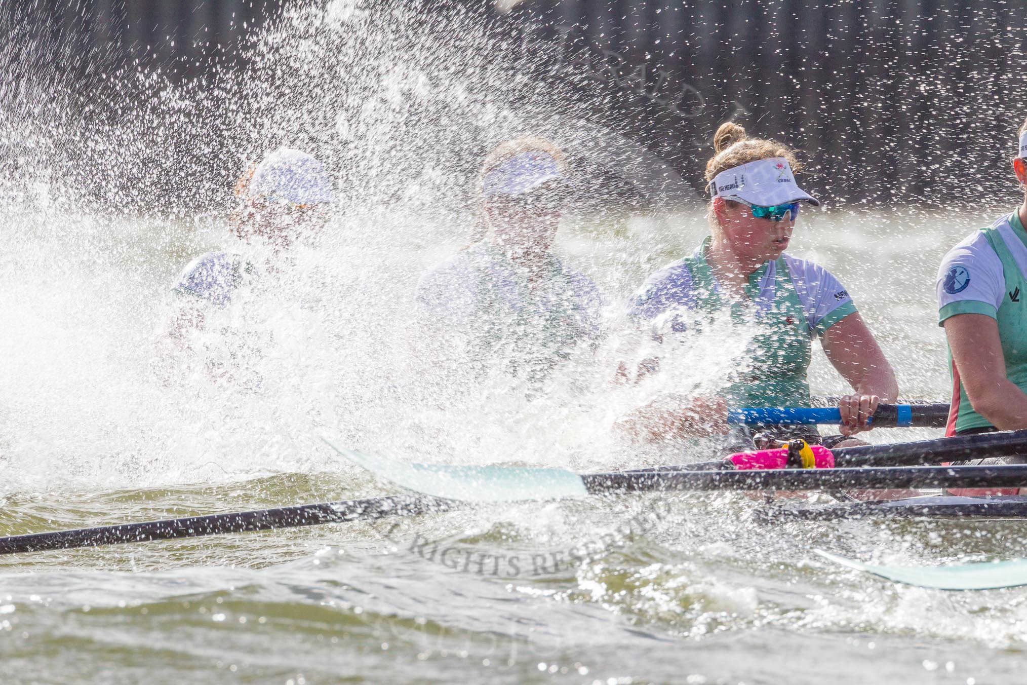 The Boat Race season 2016 -  The Cancer Research Women's Boat Race.
River Thames between Putney Bridge and Mortlake,
London SW15,

United Kingdom,
on 27 March 2016 at 14:22, image #272