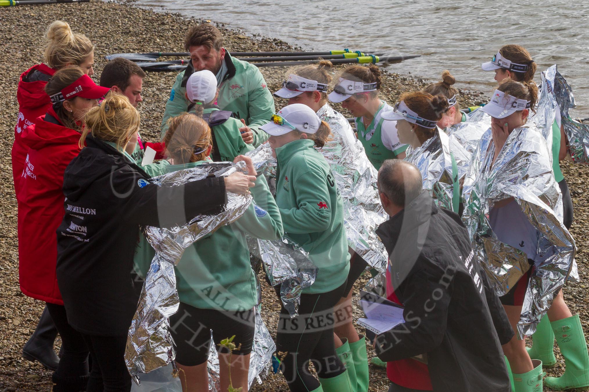 The Boat Race season 2016 -  The Cancer Research Women's Boat Race.
River Thames between Putney Bridge and Mortlake,
London SW15,

United Kingdom,
on 27 March 2016 at 14:43, image #321