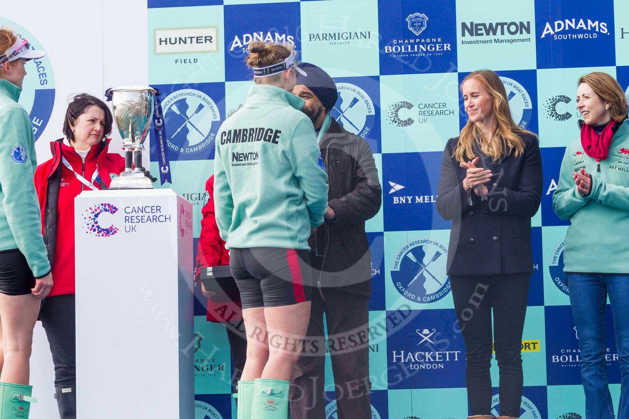 The Boat Race season 2016 -  The Cancer Research Women's Boat Race.
River Thames between Putney Bridge and Mortlake,
London SW15,

United Kingdom,
on 27 March 2016 at 14:46, image #329