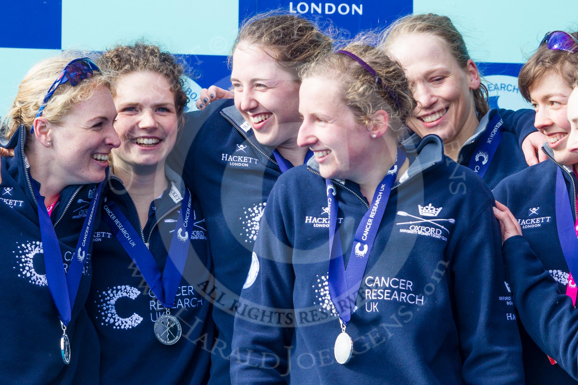 The Boat Race season 2016 -  The Cancer Research Women's Boat Race.
River Thames between Putney Bridge and Mortlake,
London SW15,

United Kingdom,
on 27 March 2016 at 14:48, image #344