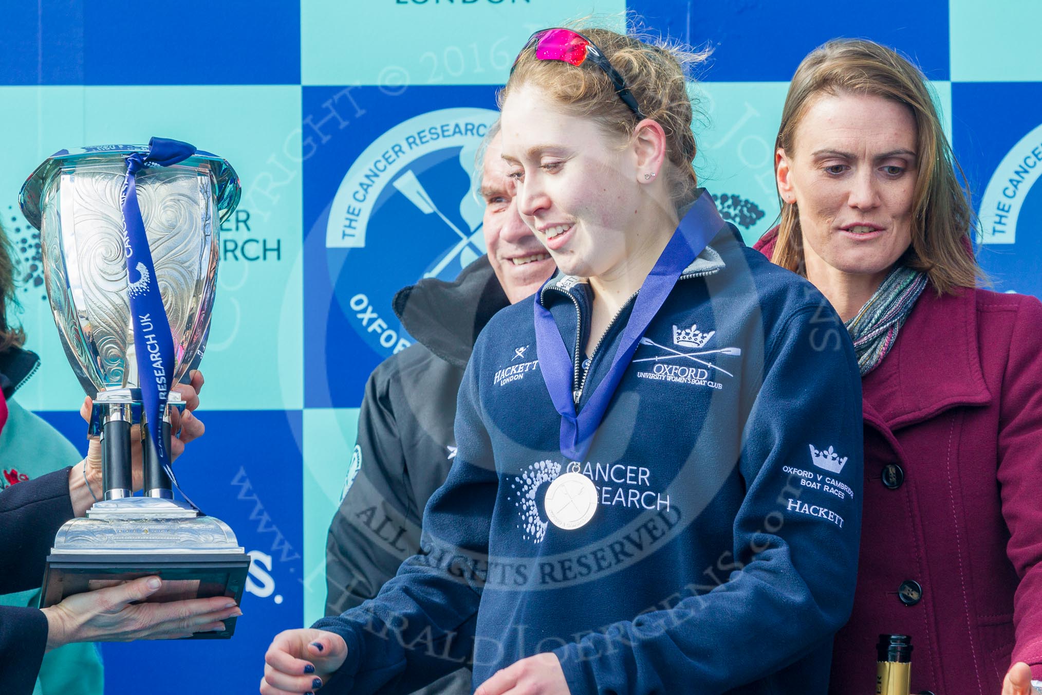 The Boat Race season 2016 -  The Cancer Research Women's Boat Race.
River Thames between Putney Bridge and Mortlake,
London SW15,

United Kingdom,
on 27 March 2016 at 14:48, image #346