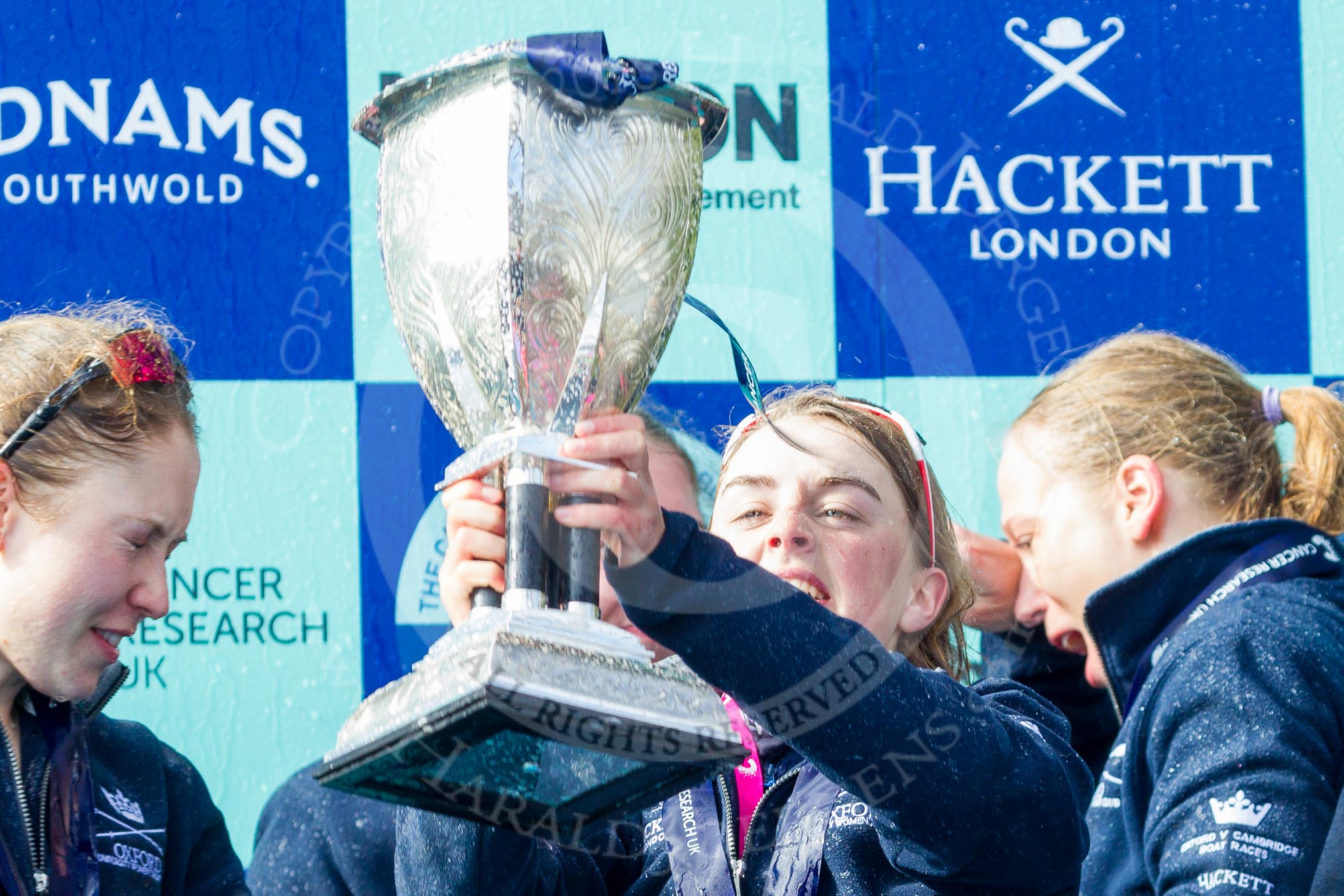 The Boat Race season 2016 -  The Cancer Research Women's Boat Race.
River Thames between Putney Bridge and Mortlake,
London SW15,

United Kingdom,
on 27 March 2016 at 14:48, image #361