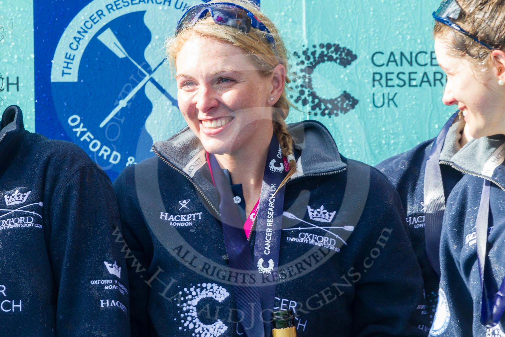 The Boat Race season 2016 -  The Cancer Research Women's Boat Race.
River Thames between Putney Bridge and Mortlake,
London SW15,

United Kingdom,
on 27 March 2016 at 14:49, image #375