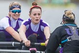 The Boat Race season 2017 - Women's Boat Race Fixture CUWBC vs Univerity of London: The UL eight, here 7 - Ally French, stroke - Robyn Hart-Winks, cox - Lauren Holland.
River Thames between Putney Bridge and Mortlake,
London SW15,

United Kingdom,
on 19 February 2017 at 16:26, image #139