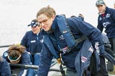 The Cancer Research UK Boat Race season 2017 - Women's Boat Race Fixture OUWBC vs Molesey BC: OUWBC getting their boat ready for the fixture.
River Thames between Putney Bridge and Mortlake,
London SW15,

United Kingdom,
on 19 March 2017 at 15:19, image #10