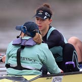 The Boat Race season 2018 - Women's Boat Race Trial Eights (CUWBC, Cambridge): Wingardium Leviosa, here cox Sophie Wrixon, stroke Imogen Grant.
River Thames between Putney Bridge and Mortlake,
London SW15,

United Kingdom,
on 05 December 2017 at 12:46, image #85