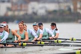 The Boat Race season 2018 - Women's Boat Race Trial Eights (CUWBC, Cambridge): Expecto Patronum , here 7 Abigail Parker, 6 Thea Zabell, 5 Kelsey Barolak, 4 Laura Foster, 3 Sally O Brien, 2 Millie Perrin, bow Eve Caroe.
River Thames between Putney Bridge and Mortlake,
London SW15,

United Kingdom,
on 05 December 2017 at 12:52, image #125