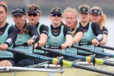 The Boat Race season 2018 - Women's Boat Race Trial Eights (CUWBC, Cambridge): Wingardium Leviosa , here 7-Myriam Goudet-Boukhatmi, 6-Larkin Sayre, 5-Tricia Smith, 4-Emma Andrews, 3-Pippa Darkin, 2-Sarah Carlotti, bow-Lucy Pike.
River Thames between Putney Bridge and Mortlake,
London SW15,

United Kingdom,
on 05 December 2017 at 12:52, image #126
