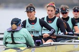 The Boat Race season 2018 - Women's Boat Race Trial Eights (CUWBC, Cambridge): Wingardium Leviosa: Cox-Sophie Wrixon, stroke-Imogen Grant, 7-Myriam Goudet-Boukhatmi, 6-Larkin Sayre, 5-Tricia Smith, 4-Emma Andrews.
River Thames between Putney Bridge and Mortlake,
London SW15,

United Kingdom,
on 05 December 2017 at 12:53, image #127