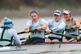 The Boat Race season 2018 - Women's Boat Race Trial Eights (CUWBC, Cambridge): Expecto Patronum: Cox-Sophie Shapter, stroke-Alice White,  7-Abigail Parker, 6-Thea Zabell.
River Thames between Putney Bridge and Mortlake,
London SW15,

United Kingdom,
on 05 December 2017 at 12:53, image #130