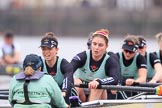 The Boat Race season 2018 - Women's Boat Race Trial Eights (CUWBC, Cambridge): Wingardium Leviosa:  Cox-Sophie Wrixon, stroke-Imogen Grant, 7-Myriam Goudet-Boukhatmi, 6-Larkin Sayre, 5-Tricia Smith, 4-Emma Andrews, 3-Pippa Darkin.
River Thames between Putney Bridge and Mortlake,
London SW15,

United Kingdom,
on 05 December 2017 at 12:54, image #136