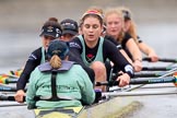 The Boat Race season 2018 - Women's Boat Race Trial Eights (CUWBC, Cambridge): Wingardium Leviosa:  Cox-Sophie Wrixon, stroke-Imogen Grant, 7-Myriam Goudet-Boukhatmi, 6-Larkin Sayre, 5-Tricia Smith, 4-Emma Andrews, 3-Pippa Darkin, 2-Sarah Carlotti, bow-Lucy Pike.
River Thames between Putney Bridge and Mortlake,
London SW15,

United Kingdom,
on 05 December 2017 at 12:57, image #149