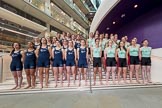 The Boat Race season 2017 - Crew Announcement and Weigh-In: OUWBC/OUBC on the left, CUWBC/CUBC on the right.
The Francis Crick Institute,
London NW1,

United Kingdom,
on 14 March 2017 at 11:57, image #126