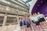 The Boat Race season 2017 - Crew Announcement and Weigh-In: OUWBC/CUWBC group shot in teh spectacular Sir Francis Crick Institute.
The Francis Crick Institute,
London NW1,

United Kingdom,
on 14 March 2017 at 12:01, image #130