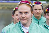 The Boat Race season 2017 -  The Cancer Research Women's Boat Race: CUWBC president, and at bow in the Blue Boat, Ashton Brown at the toss for the Women's Boat Race.
River Thames between Putney Bridge and Mortlake,
London SW15,

United Kingdom,
on 02 April 2017 at 14:42, image #29