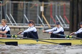 The Boat Race season 2018 - Women's Boat Race Trial Eights (OUWBC, Oxford): "Coursing River" - 5 Morgan McGovern, 4 Anna Murgatroyd, 3 Stefanie Zekoll, 2 Rachel Anderson.
River Thames between Putney Bridge and Mortlake,
London SW15,

United Kingdom,
on 21 January 2018 at 14:27, image #49