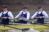 The Boat Race season 2018 - Women's Boat Race Trial Eights (OUWBC, Oxford): "Coursing River" - 3 Stefanie Zekoll, 2 Rachel Anderson, bow Sarah Payne-Riches.
River Thames between Putney Bridge and Mortlake,
London SW15,

United Kingdom,
on 21 January 2018 at 14:31, image #79