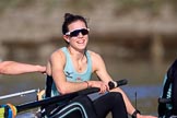 The Women's Boat Race season 2018 - fixture CUWBC vs. ULBC: OUWBC 2 seat Myriam Goudet-Boukhatmi.
River Thames between Putney Bridge and Mortlake,
London SW15,

United Kingdom,
on 17 February 2018 at 13:37, image #184