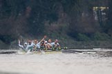 The Cancer Research UK Women's Boat Race 2018: Cambridge has just won the 2018 Women's Boat race, time for the celebrations to start! Cox Sophie Shapter, stroke Olivia Coffey, 7 Myriam Goudet-Boukhatmi, 6 Alice White, 5 Paula Wesselmann, 4 Thea Zabell, 3 Kelsey Barolak, 2	Imogen Grant, bow Tricia Smith.
River Thames between Putney Bridge and Mortlake,
London SW15,

United Kingdom,
on 24 March 2018 at 16:50, image #212