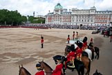 Trooping the Colour 2009: Horse Guards Parade during the Inspection of the Line. On the saluting base HRH Prince Philip, The Duke of Edinburgh..
Horse Guards Parade, Westminster,
London SW1,

United Kingdom,
on 13 June 2009 at 11:07, image #156