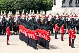 Trooping the Colour 2009: The Guards divisions have changed their position for the start of the March Past that is about to begin..
Horse Guards Parade, Westminster,
London SW1,

United Kingdom,
on 13 June 2009 at 11:31, image #199